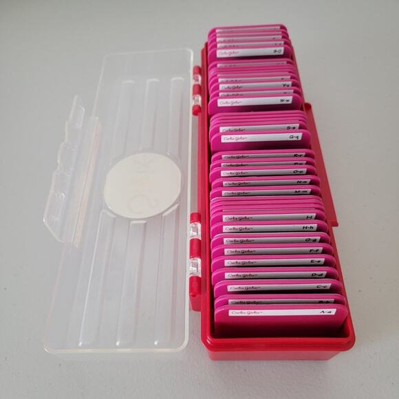 Sizzix Sizzlits Die Cut Alphabet Set Curlie Girlie Scrapbooking Paper Artist - Picture 4 of 5